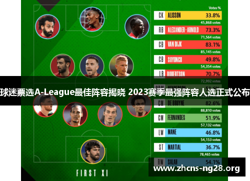 球迷票选A-League最佳阵容揭晓 2023赛季最强阵容人选正式公布 球迷票选A-League最佳阵容揭晓 2023赛季最强阵容人选正式公布